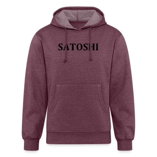 Satoshi only the name stroke - Unisex Organic Hoodie