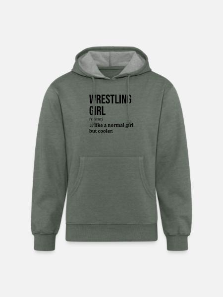 Wrestling Wrestling Wrestling - Unisex Organic Hoodie - heather military green