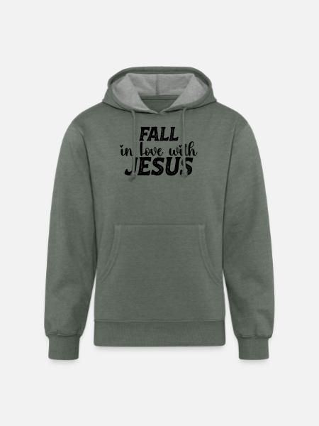 Please provide design image - Unisex Organic Hoodie - heather military green