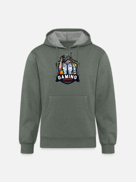 Gaming esports - Unisex Organic Hoodie - heather military green