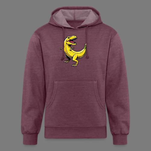 Bananasaurus REX – Funny T-Rex Banana Design - Unisex Organic Hoodie
