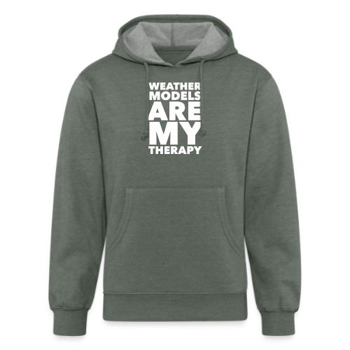 Weather Models are my Therapy - Unisex Organic Hoodie