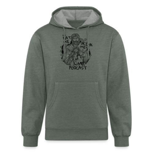 Eat Me Drink Me Podcast revamped logo - Unisex Organic Hoodie