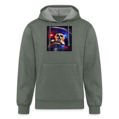 Funny Police Golden Retriever Meme Tee - Unisex Organic Hoodie
