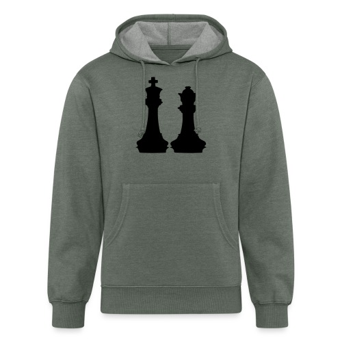 king and queen - Unisex Organic Hoodie