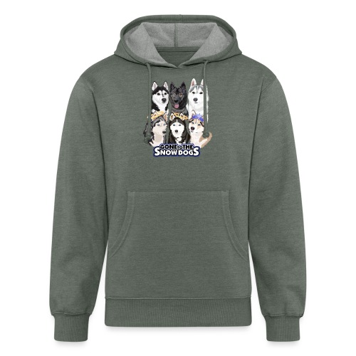 The Gone to the Snow Dogs Husky Pack - Unisex Organic Hoodie