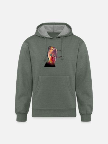The Phantom Rhapsody - Unisex Organic Hoodie - heather military green