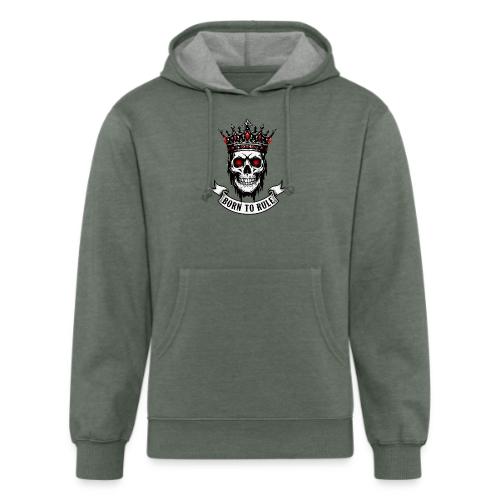 Born to Rule Skull King - Unisex Organic Hoodie