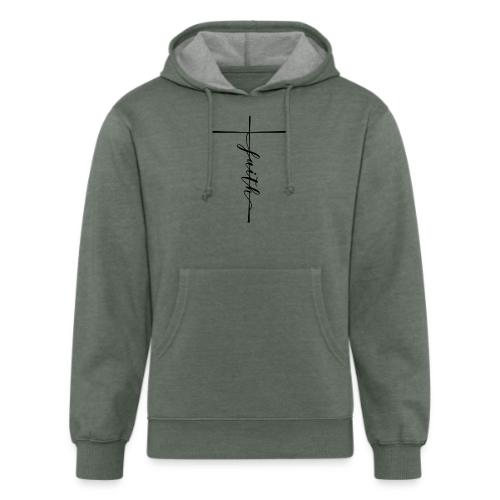 Faith for shirt 01PNG - Unisex Organic Hoodie