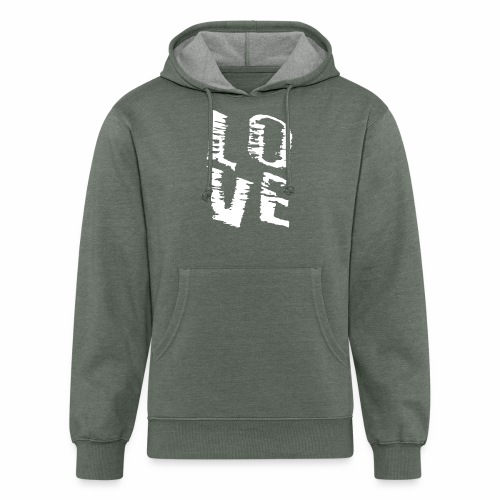 The True Love Is Everywhere! - Couple Gift Ideas - Unisex Organic Hoodie