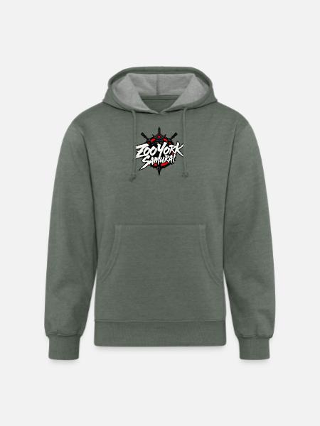Zoo York Samurai - Unisex Organic Hoodie - heather military green