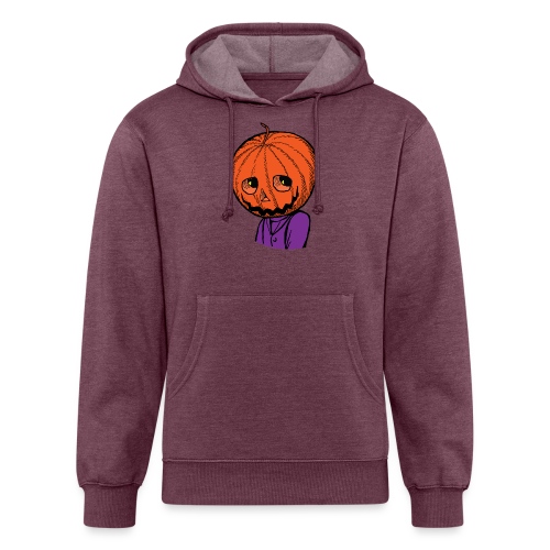 Pumpkin Head Halloween - Unisex Organic Hoodie