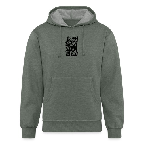 Power To The People Stick It To The Man - Unisex Organic Hoodie