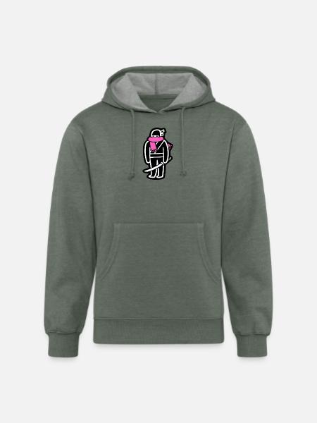 Not So Stealthy - Unisex Organic Hoodie - heather military green