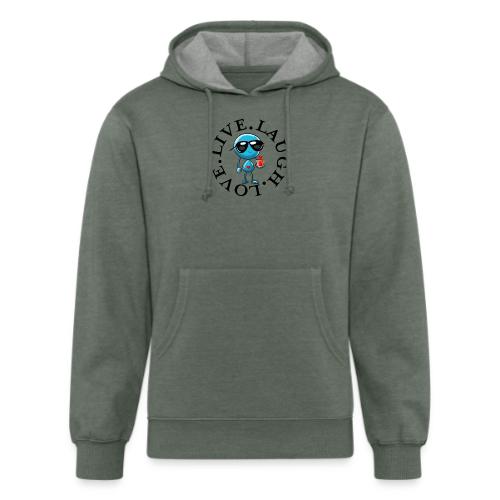 Circle Remember to live laugh love - Unisex Organic Hoodie