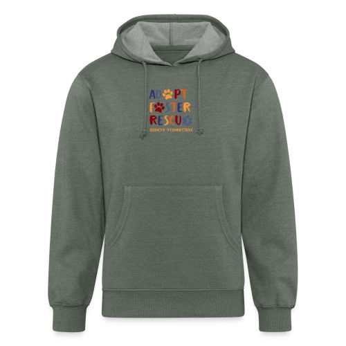 Adopt, Foster, Rescue Quincy K-9 Connection - Unisex Organic Hoodie