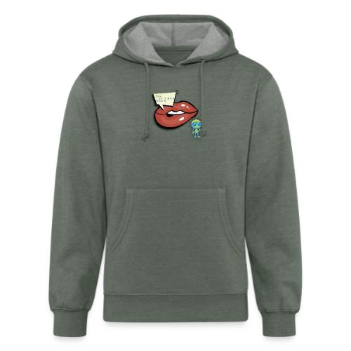 Smoon City_I wear lipstick - Unisex Organic Hoodie