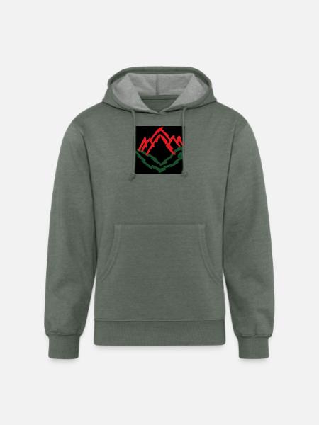 IMG_0129 - Unisex Organic Hoodie - heather military green