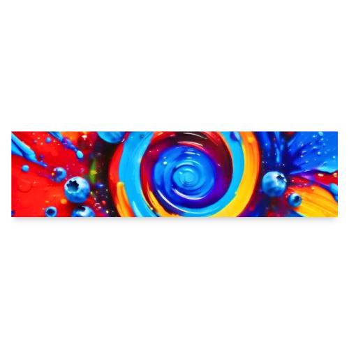 Vibrant Berry Vortex - Bumper Sticker