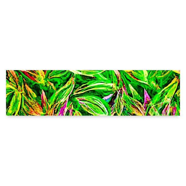 Textured Leaf Garden Art