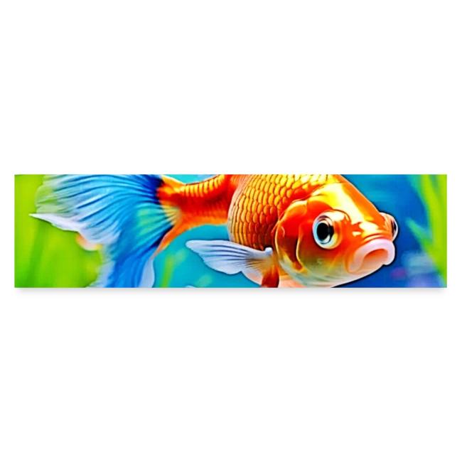 Colorful Tank Goldfish Design