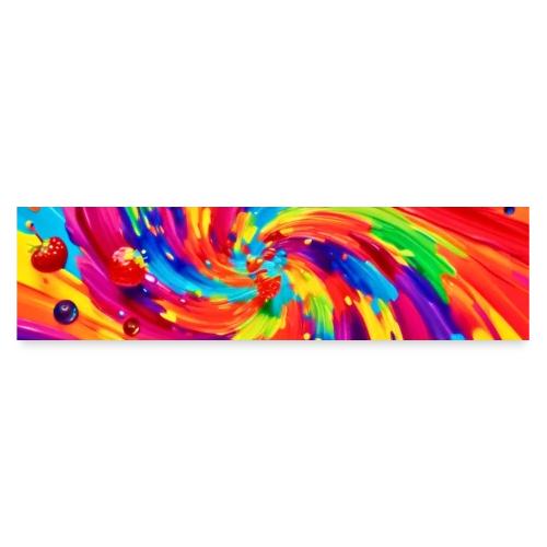 Colorful Fruit Vortex - Bumper Sticker