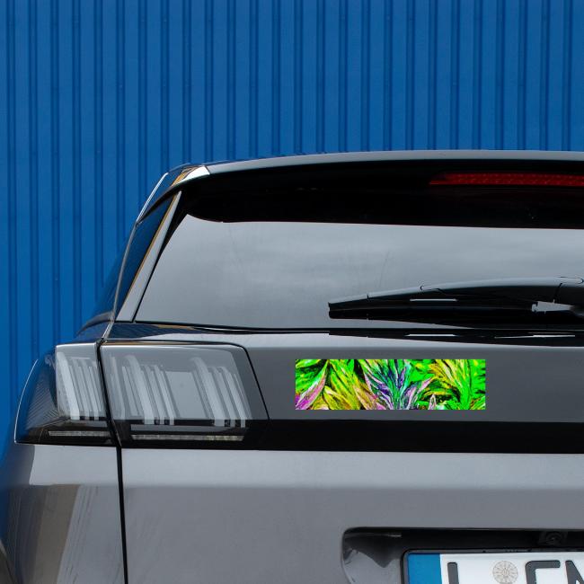Vibrant Plant Strokes Design