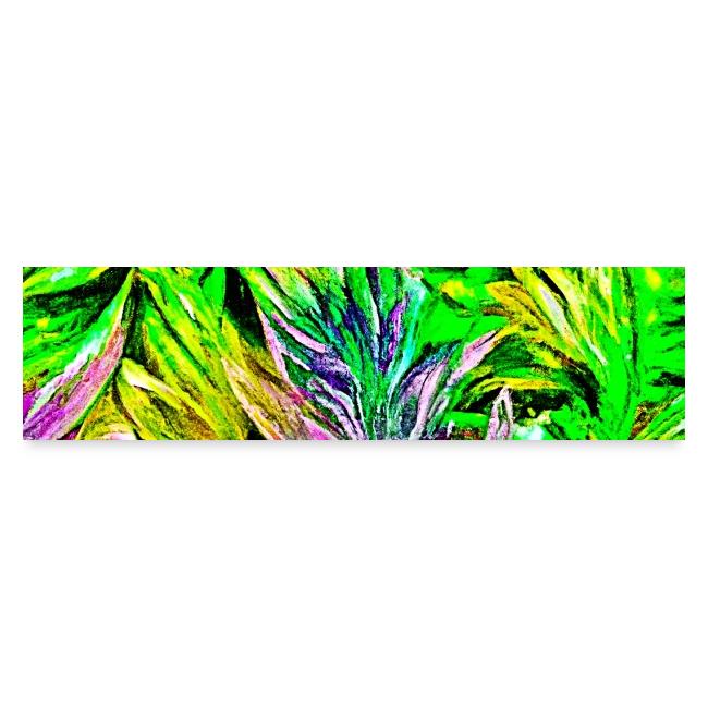 Vibrant Plant Strokes Design
