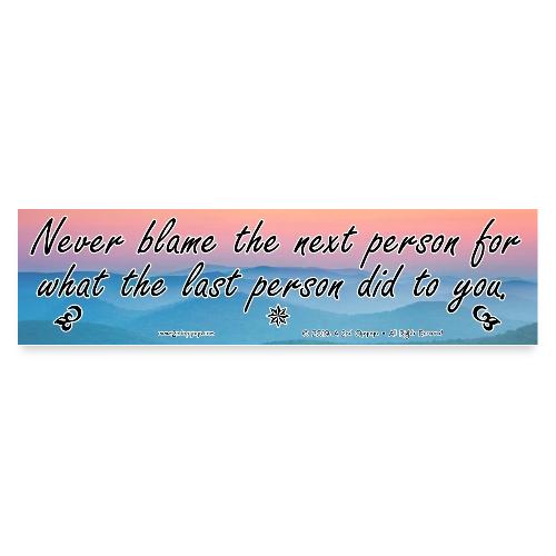 Next Last (Long) - Bumper Sticker