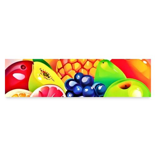 Tropical Fruit Assortment - Bumper Sticker