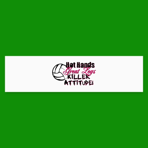 Hot Hands Volleyball - Bumper Sticker