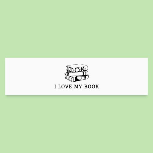 I love my book t-shirt - Bumper Sticker