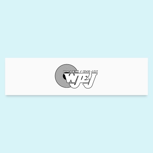 WJEJ Radio Record Logo - Bumper Sticker