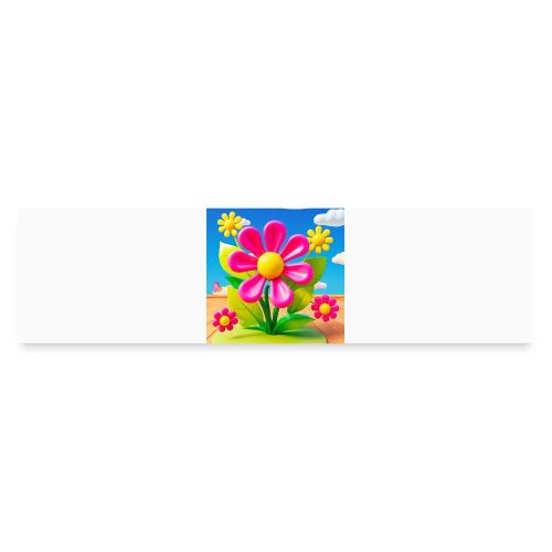 Pink Floral Peace | Sky & Nature Design - Bumper Sticker
