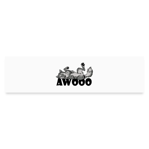 Lazy Awooo Wolf - Bumper Sticker