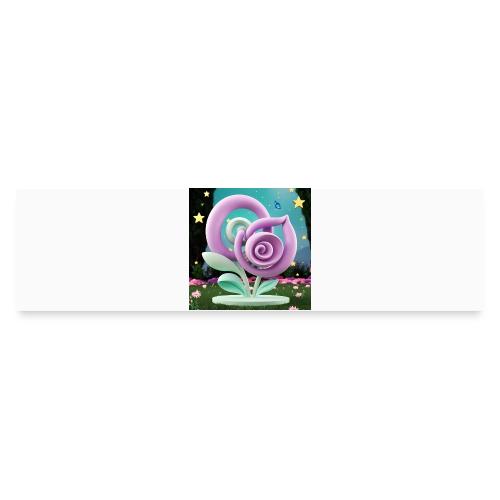 Lila Bloom | Double Floral Eco-Inspired Art - Bumper Sticker