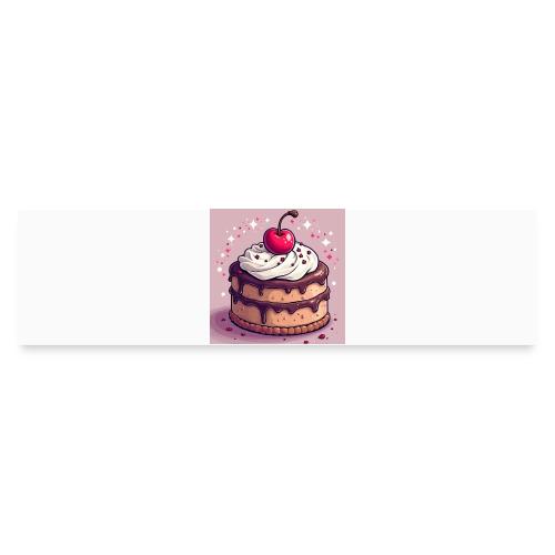 Cherry‑Topped Celebration Cake Design - Bumper Sticker