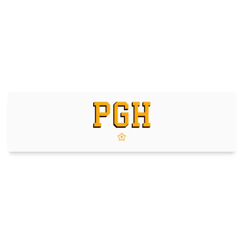 pgh_w logo_v - Bumper Sticker