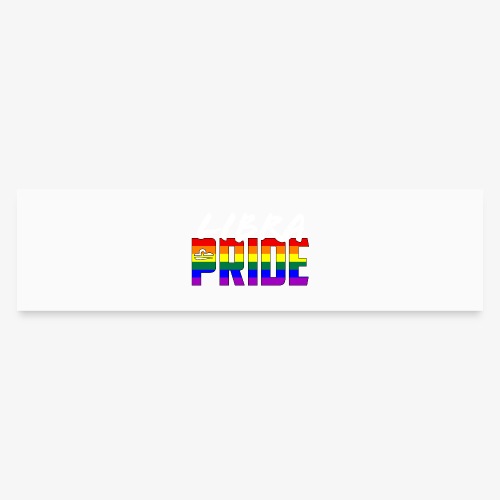 LGBT Libra Pride Flag Zodiac Sign - Bumper Sticker