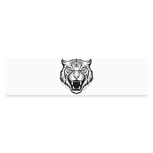 Wild Tiger Fashion, the fury of the feline tiger. - Bumper Sticker