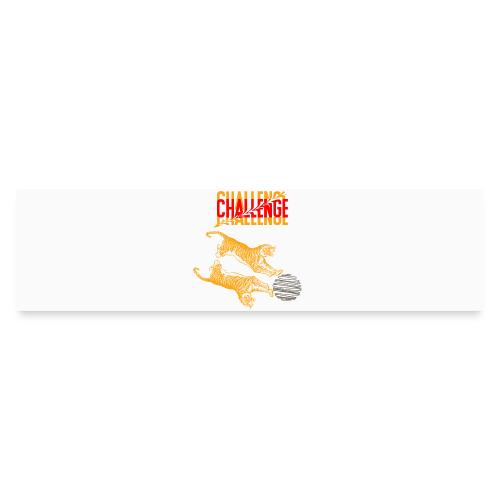 Double tiger fashion, jungle feline animals. - Bumper Sticker