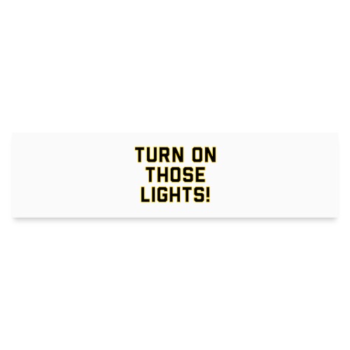 lights - Bumper Sticker
