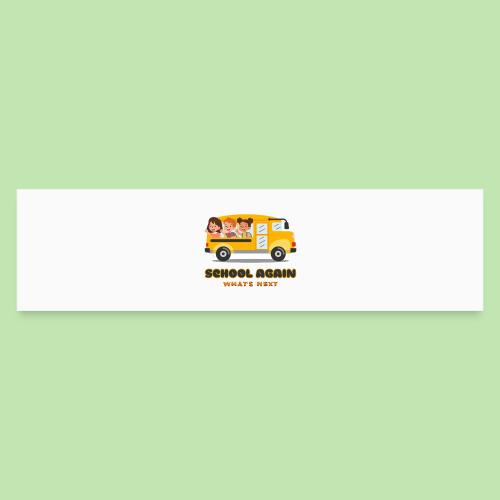 first day of school outfit- school again - Bumper Sticker