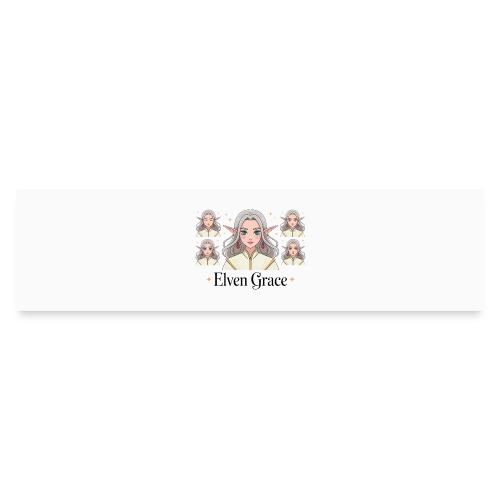 Elven Grace Fantasy Elf Maiden Graphic Magic - Bumper Sticker