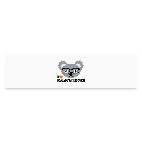 Koalatative Research - Bumper Sticker