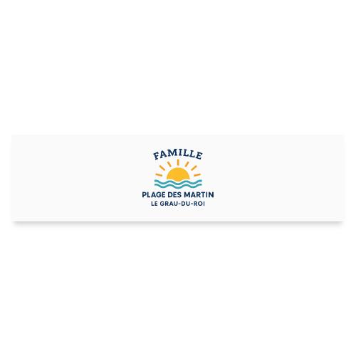 Family Beach Shirt – Plage des Martin Design - Bumper Sticker