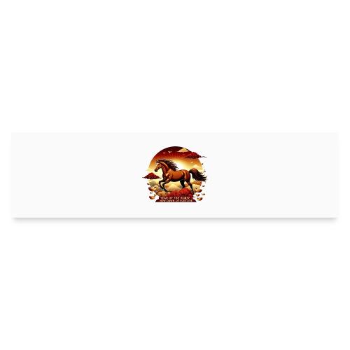 Year of the Horse Sunrise T Shirt, Lunar New Year - Bumper Sticker