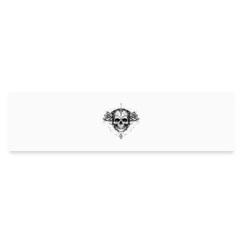 Gothic Filigree Skull - Bumper Sticker