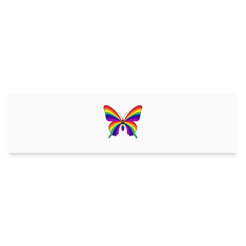 Rainbow Butterfly - Bumper Sticker