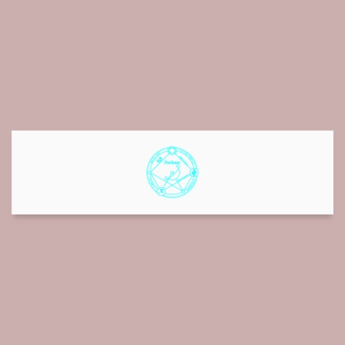 darknet logo cyan - Bumper Sticker